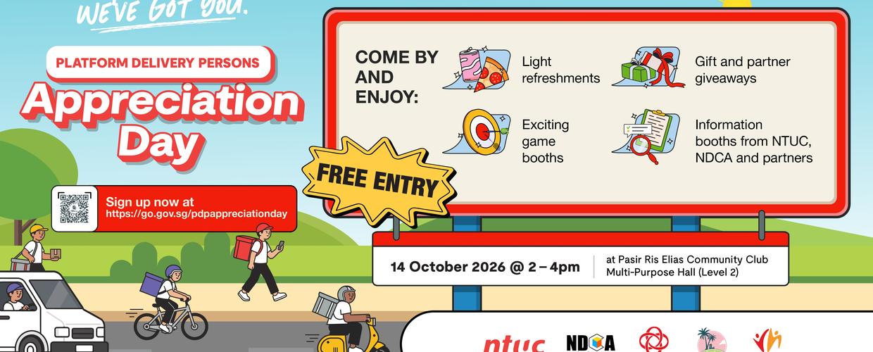 NTUC Platform Delivery Persons Appreciation Day