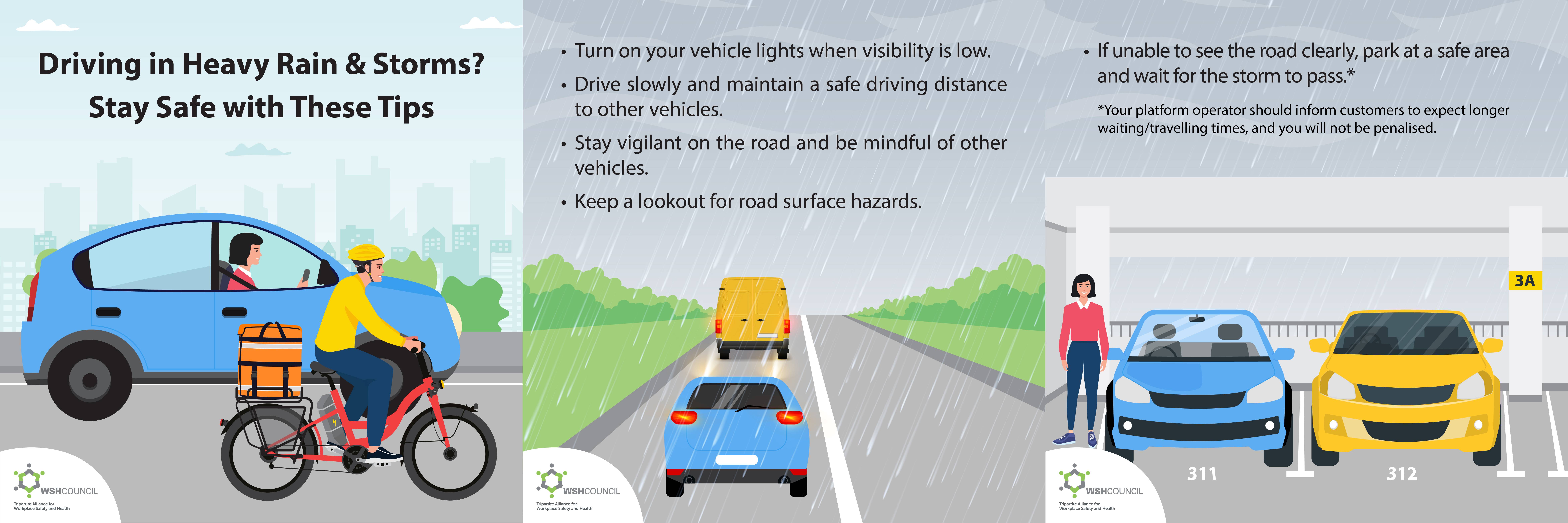 Safe Driving During Heavy Rain & Storms